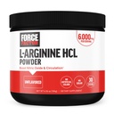 Força fator L Arginina HCL, L-Arginina Suplemento para aumentar o óxido nítrico para melhor circulação, fluxo de sangue e bombas musculares, L Arginina em pó 6000mg, sem sabor, 30 Servings
