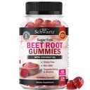 Pastilhas de beterraba sem açúcar - Pastilhas de óxido nítrico infundidas com óleo de coco para maior absorção - Suporta energia e saúde do corpo inteiro - Delicioso sabor de morango - 120 contagem (60 dias de fornecimento)