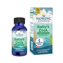 Naturals nórdicos DHA Vegetarian, Sem sabor - 1050 mg Baseada em plantas Omega-3-1 oz - Suporta o desenvolvimento do cérebro e da visão em bebês - Não-GMO, Vegan - 15 Servings