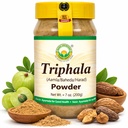 BASIC AYURVEDA Triphala Powder 7.05 Oz (200g) 100% Natural Ayurvedic Mistura de Amla, Haritaki & Bibhitaki Suporta Saúde Digestiva, Desintoxicação e Bem-Estar .