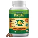 Ocu-GLO Canine Vision Supplement for Small Dogs 10 libras e Sub-90 tampas de gel líquido
