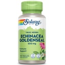 SOLARAY Echinacea Goldenseal - mistura poderosa de dois suplementos de ervas para o apoio ao bem-estar - 250mg Ea Echinacea raiz e Goldenseal raiz - não OGM, Vegan, Gluten Free, 60-Day Garantia, 100 Servings