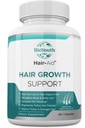 Laboratório de crescimento do cabelo Suplemento Vitaminas para o crescimento do cabelo mais grosso, 60 Cápsulas - Mistura nutritiva de vitamina E, framboesa cetona, ferro & serra Palmetto para minimizar a perda de cabelo para ambas as mulheres e homens.