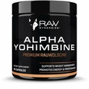 Sinergias RAW Alpha Yohimbine - Fitness Supplement suporte para energia de longa duração, alerta mente e suporte de saúde metabólica - Limpo, Suplemento Natural - 60 Cápsulas