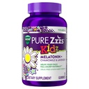 PURE Zzzs Kidz, Gummy de Melatonina para Crianças, Ajuda ao Sono, Baixa Quantidade de Melatonina para Crianças, com Camomila e Lavanda, Melatonina 1 mg, Melatonina Gummies Kids, Berry Flavored, 72 Gummies de Sono