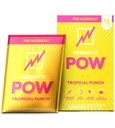 EBOOST POW Natural pré-treino em pó - 15 Packets, Tropical Punch - Pré-treino Energia Booster Gym Suplemento Drink Mix para homens e mulheres - Desempenho, apoio à mobilidade conjunta - sem glúten