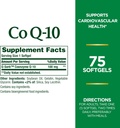 Nature's Bounty CoQ10, Suporta Saúde do Coração, Suplemento Alimentar, 100mg, 75 Softgels (Pacote de 2)