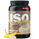 Ultimate Nutrition Whey Protein Isolate Powder with Glutamina Complex, ISO Sensation 93 - Whey Protein Powder with Added Colostrum for Enhanced Recovery, Immunity & Gut Health - Banana, 2lbs