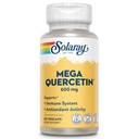SOLARAY Mega Quercetin com bromelaína, vitamina C e bioflavonóides - Suplemento de suporte antioxidante e imunológico, saúde do coração e suporte à pressão arterial - Vegan, 60-Day Garantia, 60 Serv, 60 VegCaps