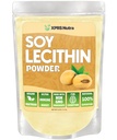 XPRS Nutra Soja Lecitina em pó emulsionante de gordura grau de alimentos - Adequado para cozinhar, cozimento e mais - Vegan Friendly Soja Lecitina em pó cozinhar ajuda (8 Ounce)
