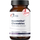 Designs para Insomnitol saúde mastigáveis - Mastigado Melatonina - 200mg L-Theanina, 5-HTP, Vitamina B6 + Inositol - Delicioso limão saborosa Suplemento - Vegan (60 Comprimidos)