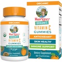 MaryRuth Orgânicos Adulto Vitamina C Gummies - USDA Orgânicos - Vegan Mastigable Vitamina C Gummies para Idades 14+ - Para o suporte imunológico e bem-estar geral - Vegan - Não-GMO - Orange Flavor