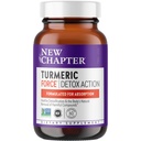 Novo Capítulo Suplemento Turmérica + Detox diária Força Turmérica Detox Ação com chá verde + Ginger + NÃO Pimenta preta Necessária + Ingredientes não OGM Cápsula vegetariana, 60 Contagem