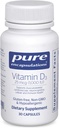 Pure Encapsulations Vitamina D3 25 mcg (1.000 UI) - Suplemento para Apoio Osso, Articulação, Mama, Coração, Colônia e Saúde Imunitária - com Premium Vitamina D - 30 Cápsulas