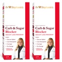 Dr. Stephanie's Mealtime Carb & Sugar Blocker - reduzir os carboidratos e açúcares digeridos, estimulante-livre (2 pacote)