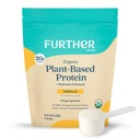 Mais comida orgânica Vegan proteína em pó Vanilla - 20g de proteína baseada em plantas, Pó de proteína orgânica com cogumelos e algas, Vegan, Não OGM, Sem glúten, Leite Livre 19.05 Oz