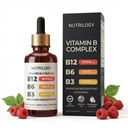 Complexo de Vitamina B para homens e mulheres - Riboflavina B2, B3, B5, B6, B12 - Suplemento B-Complexo - Nerve Dor, Energia, Cérebro e Apoio ao Coração - Made in USA, 60 Servings