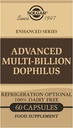 Solgar Advanced Multi-Bilhão Dophilus, 60 Cápsulas Vegetais - Suporta Flora Intestinal Saudável - 5 Bilhões de Microorganismos Por Serviço - Glúten, Lacticínio, Lactose e Leite No - Vegetariano - 60 Servimentos