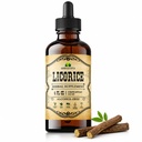 Extrato de raiz de alcaçuz (Glycyrrhiza glabra) – Extrato de ervas líquidas orgânicas, 4 fl oz – Vegan, Não-GMO, Sem glúten