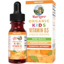 MaryRuth Organics USDA Vitamina Orgânica D3 Drops Líquidos para Crianças □ 640 UI Vitamina D3 Por Serviço □ Crianças Suporte Imune & Suplemento de Saúde Óssea