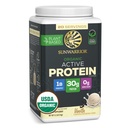 Sunwarrior orgânico planta baseada em pó proteína Vegan orgânica pó com BCAA Aminoácidos Plus Recuperação Minerals & Botânicos Não-GMO Soy Dairy & Gluten Free (Vanilla, 20 Servings)