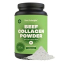 Princípio Zen Grass-Fed Aglomerado Hidrolisado Colágeno Peptídeos 3 lb. Pó de proteína anti-envelhecimento para cabelos saudáveis, pele e articulações. Paleo e Keto Friendly, OGM e Gluten Free, Pasture-raised Bovine.