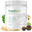 DigestSync Digestion Supplement for Gut Health - Pó natural para suporte digestivo, Bloating Alief for Women & Men, 100% Natural Green Powder - 1 mês de fornecimento