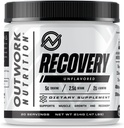 Outwork Nutrition pós treino Recuperação Pó - Creatina Monohidrato, KSM-66 Ashwagandha & Tart Cherry - Velocidades Recuperação, Facilidades Dores - Creatina Pó para homens e mulheres, Sem sabor, 240 Gr