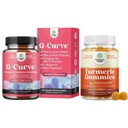 Pacote de pílulas G-Curve Butt and Breast Enhancement Pills - Herbal Enhancer pode apoiar curvas de escultura corporal e pastilhas de gummy para adultos sabor de pêssego - Pastilhas de apoio conjunto de força extra
