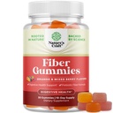 Pastilhas de fibra prebiótica saborosa para adultos - pastilhas de alta fibra Suplemento Vitaminas para adultos com prebiótico Solúvel Chicory raiz para imunidade e suporte digestivo - Não OGM Vegan Halal 30 Conde