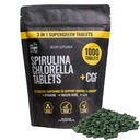 Sobre o alvo Spirulina viva chlorela + CGF 1000 Supergreen Tablets Vegan Suporte Immune Ou Alta em proteína , Alcalyzing , Nutriente Dense , Energia