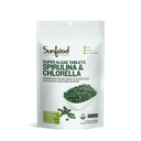 Superalimentos chlorela Spirulina Tablets - Spirulina e chlorela Verde Algas Tablets para Mulheres e Homens, Fonte de clorofila, B Vitaminas, e Proteína, Parede celular quebrada, Vegan - 4 oz Bag