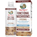 MaryRuth Organics Mushroom, Suplemento de cogumelos, Vitamina líquida de cogumelos, Reishi Mushroom Supplement for Imune Support, Turkey Tail Vitamina for Stress Relief, Vegan, Non-GMO, Gluten Free, 15.22 Fl Oz