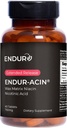 Produtos de resistência ENDUR-ACIN, Niacina de liberação estendida para Absorção Optimal e Niacina Livre Flush, Suplementos Premium Vitamina B3 Niacin, 750mg, 60 comprimidos