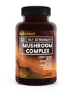 Complexo de cogumelos BioEmblem - 10:1 Força e 7 Espécies - Leões Mane, Reishi, Cordyceps, Chaga, Maitake, Shiitake Suplemento de cogumelos - Imunidade, Energia e Foco, Cérebro - Não-GMO, Vegan - 90 Caps