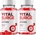 (2 Pack) Vital Surge Gummies, Oficial Vital Surge Força máxima 1000MG Suplemento avançado Gummies, VitalSurge Mens Detox Suplemento, Vitasurge Gomitas Mastiga com ingredientes naturais (120 Gummies)