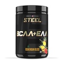 Suplementos de aço de alto desempenho BCAA EAA Pó Promove o crescimento muscular magro e a resistência ao exercício de 2:1:1 razão para recuperar músculo mais rápido 30 Servings. (Bliss Bohemian)