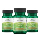 Swanson L. Reuteri Probiotic Plus w/L. Rhamnosus L. Acidophilus & FOS Suporte Digestivo Prebiótico - Promove Gut Health w/ 7 Bilhões UFC por cápsula - (30 Cápsulas Veggie) (3 Embalagem)