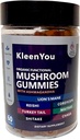 Mane & Ashwagandha suplemento pastilhas - Suplemento de cogumelos abrangente para Cognitivo e Imune Suporte, mistura Vegan com Reishi, Cordyceps - Baixo Carb, 60 chicletes de cogumelos orgânicos