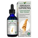 Extrato de Raiz de Ginseng Siberiano - Ingredientes Orgânicos e Álcool Livre - 2 onças - Água Mineral Fúlvica Frio patenteada Extraída - Adaptogen - Suporte Imune para Pessoas e Animais de estimação