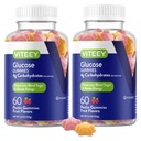 Viteey Glucose Gummies - 4g de carboidratos - Alternativa de ação rápida para comprimidos de glicose - Energia e sangue Açúcar Suporte - Vegan, Gluten Free, Gelatina Livre - 120 Contagem