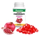 Extrato de romã orgânica PHARMAKON, Softgels altamente biodisponível, Espectro completo contém polifenóis + Omega 5