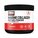FORCE FACTOR Pó de Colágeno Marinho para Mulheres e Homens, Peptídeos de Colágeno Marinho Tipo I & III com ácido hialurônico para apoiar cabelos saudáveis, pele, unhas, ossos, e articulações, sem sabor, 30 Servings