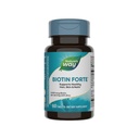 Biotin Forte da Natureza, Suporta Cabelo Saudável, Pele e Unhas*, 3000 mcg Biotina por Serviço, com Zinco, Vitamina C, B-Vitaminas, 60 Comprimidos (Packaging May Vary)