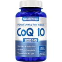 CoQ10 200mg Cápsulas □ Vegan Friendly Coenzyme Q10 200mg de Fácil Absorção Ubiquinone Supplement for Skin Heart and Energy Support □ Made in The USA in cGMP Facilities (200 Servings)