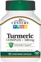 Complexo Cúrmico do Século XXI 500 mg - 60 Cápsulas Vegetarianas, Pacote de 4