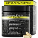 Formulation Factory Metabolism Booster - Modo de fusão Suporte termogênico natural com Glucomannan, L-Carnitine & Green Tea Extract - Saciedade avançada & Energia - 120 Cápsulas, 2 meses de fornecimento