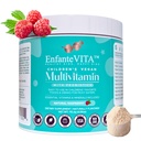 Tudo em um Kids Vitaminas, Alimentação de 90 dias, Pó multivitamínico com Probióticos, Suporte imunológico, Saúde do intestino, Vegan D3, Livre de açúcar, Não OGM, Sabor natural, Doutor Formulado, Nutrição diária