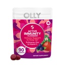 Gummy Imunidade OLLY, Suporte Imune, Amora, Zinco, Vitamina C, Suplemento, Berry - 90 Contagem