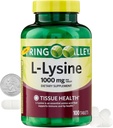 L-Lysina 1000mg Llysina L lisina L Suplemento Lisina Imune Suporte 100 Comprimido